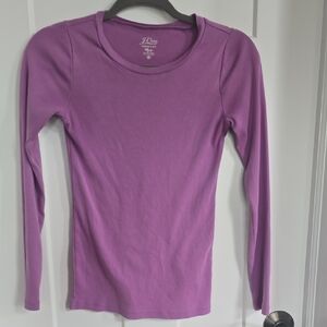 Purple Long Sleeve Top